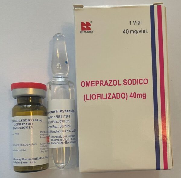 OMEPRAZOL SODICO INYECTABLE 40MG 1 FRASCO Q2 VIDA