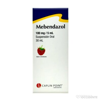 MEBENDAZOL 100MG/5ML. SUSPENSION ORAL. FRASCO 30ML.