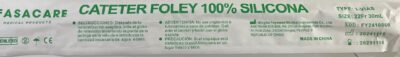 SONDA FOLEY NO. 22. 3 VIAS. 1 UNIDAD.