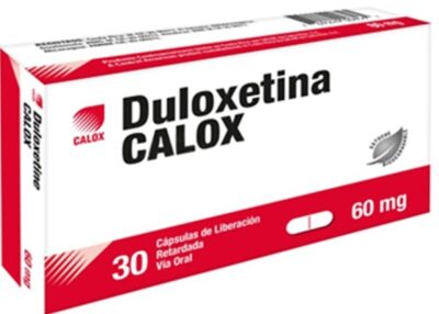 DULOXETINA 60MG. CAJA DE 30 TABLETAS.