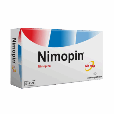 NIMOPIN. NIMODIPINA. 30MG. CAJA CON 30 TABLETAS.
