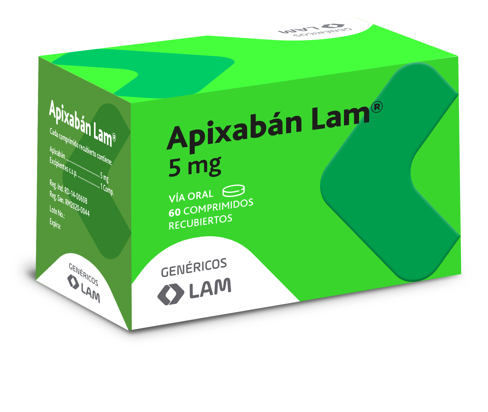 APIXABAN 5MG. BLISTER 10 TABLETAS.