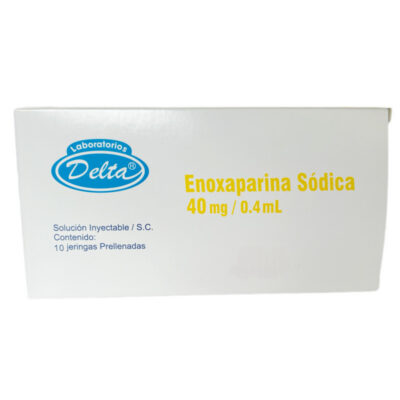 ENOXAPARINA SODICA 40MG / 0.4ML. SOLUCION INYECTABLE. 1 JERINGA PRELLENADA.
